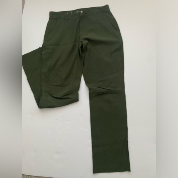 Columbia Omni Shield Advanced Repellency Mens Hiking Pants - Dark Green - Picture 6 of 7
